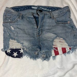 Red, White, and Blue Mossimo shorts